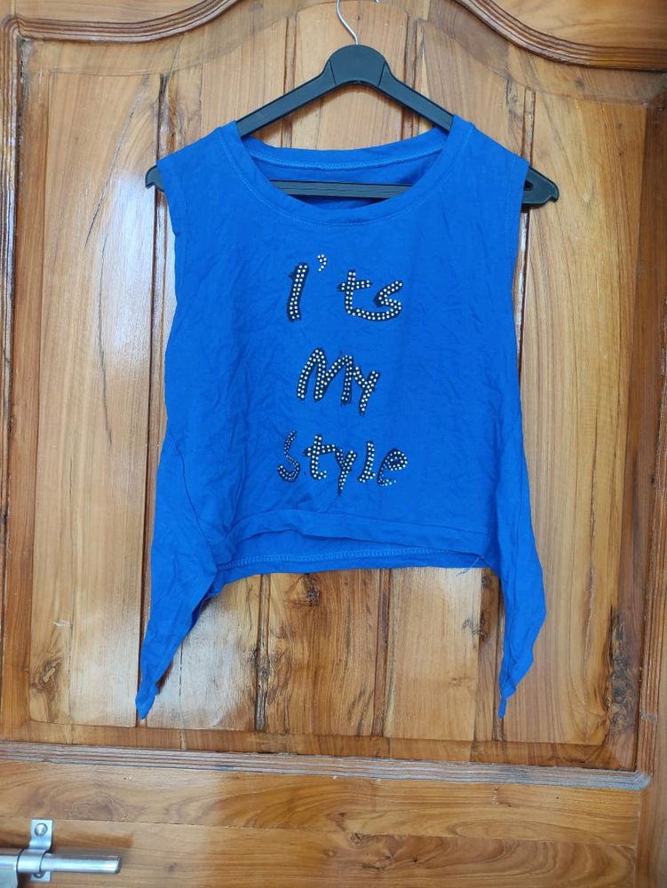 Blue &amp; Green Top(2)For Womens