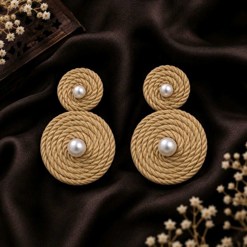 Macram Drop Earrings