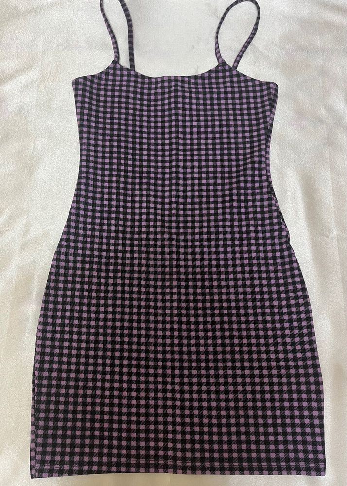H&amp;M Bodycon Plaid Dress