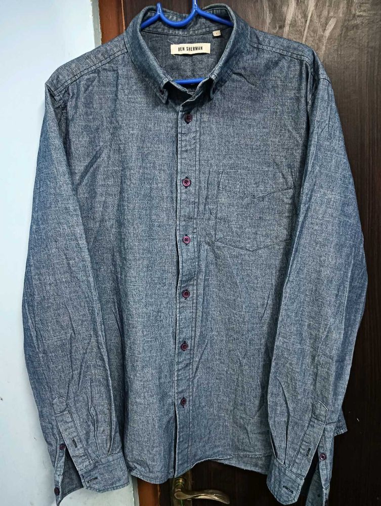 Ben Sherman Blue Casual Shirt