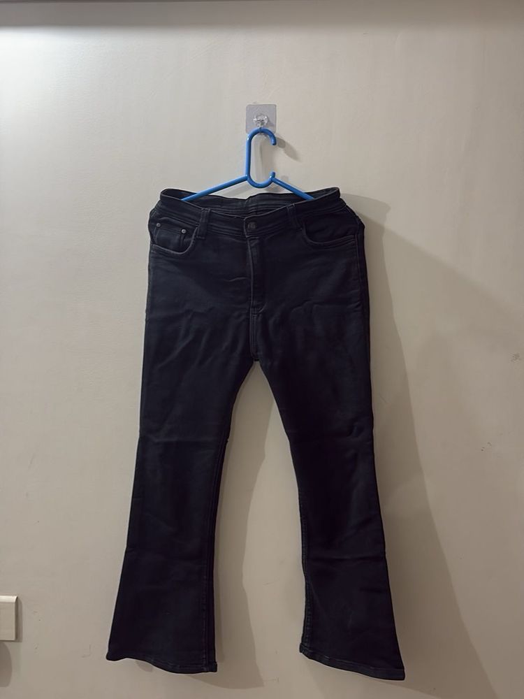Black Flare Jeans