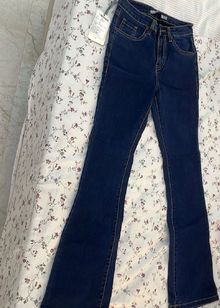 Dark Wash Flared Jeans