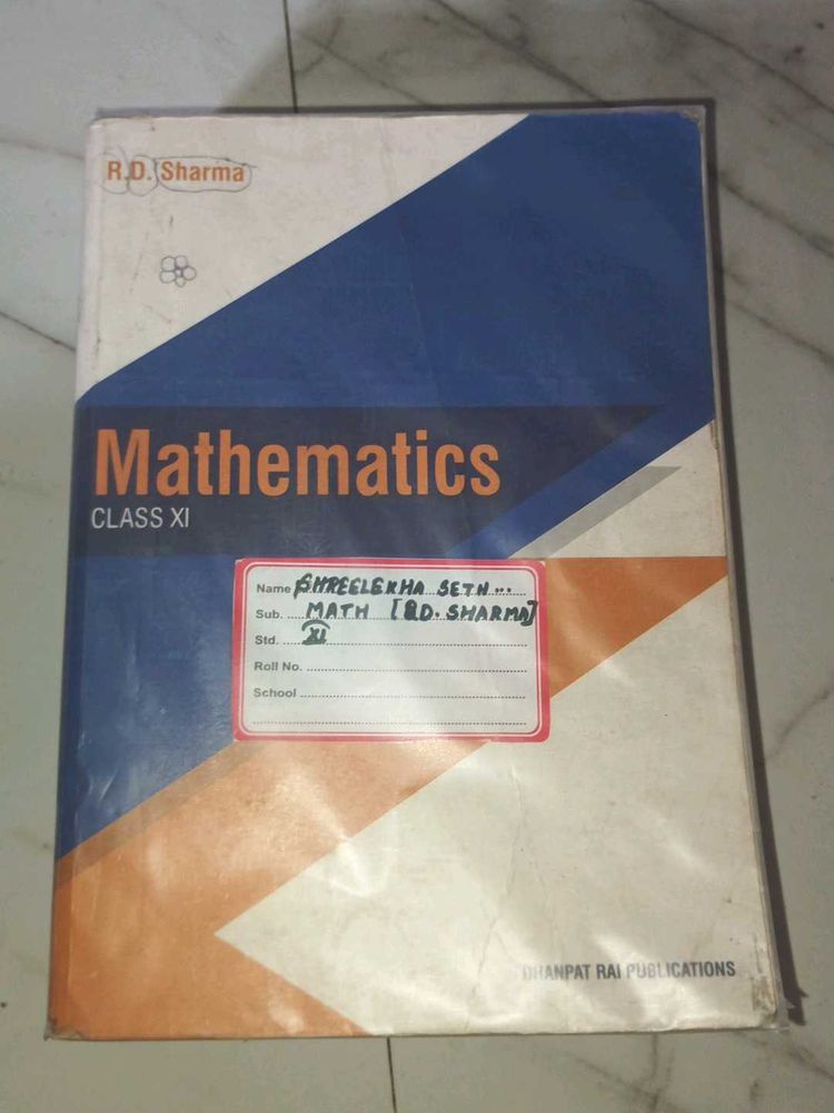 Books > Textbooks | RD Sharma Math Class XI | Freeup