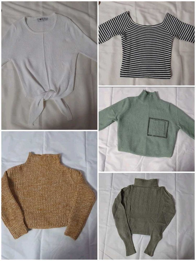 Combo Of 4 Winter Jumper + Top