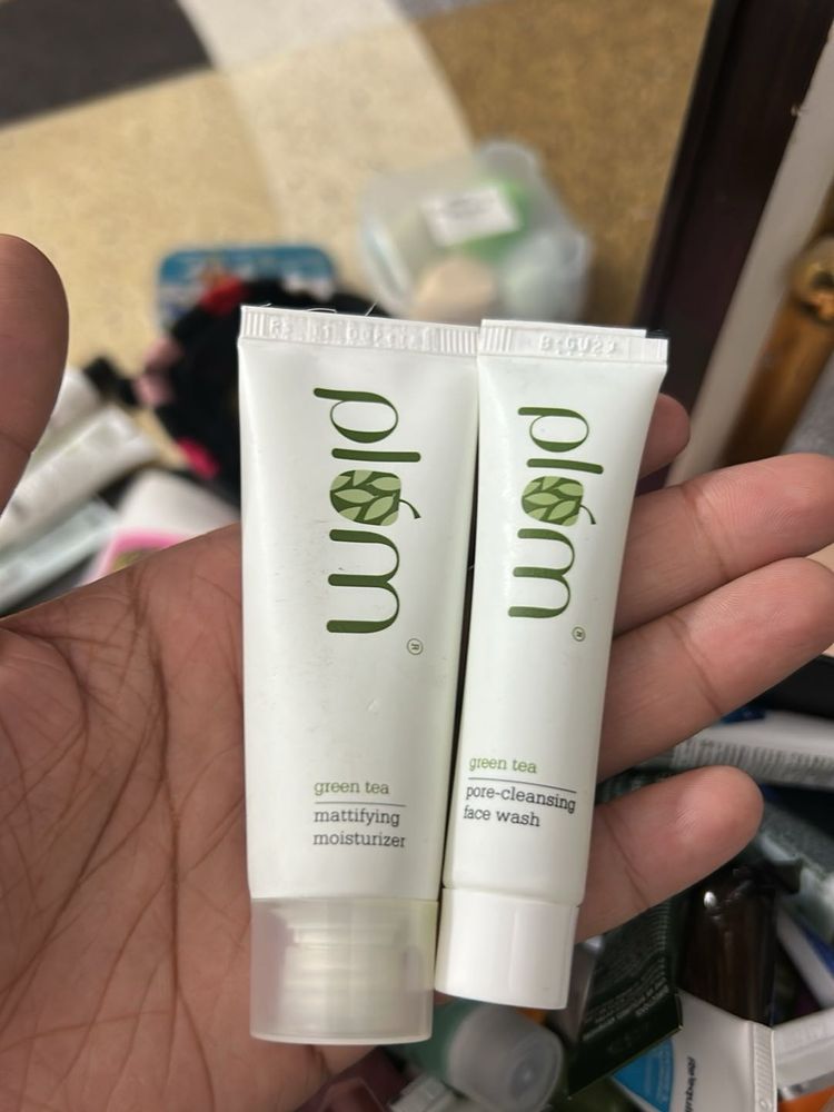 Plum Green Tea Moisturizer &amp; Face Wash Duo