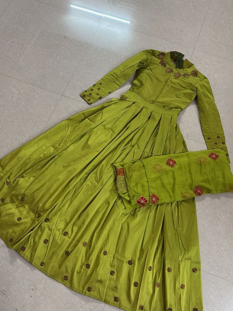 Vibrant Green Lehenga Choli Set