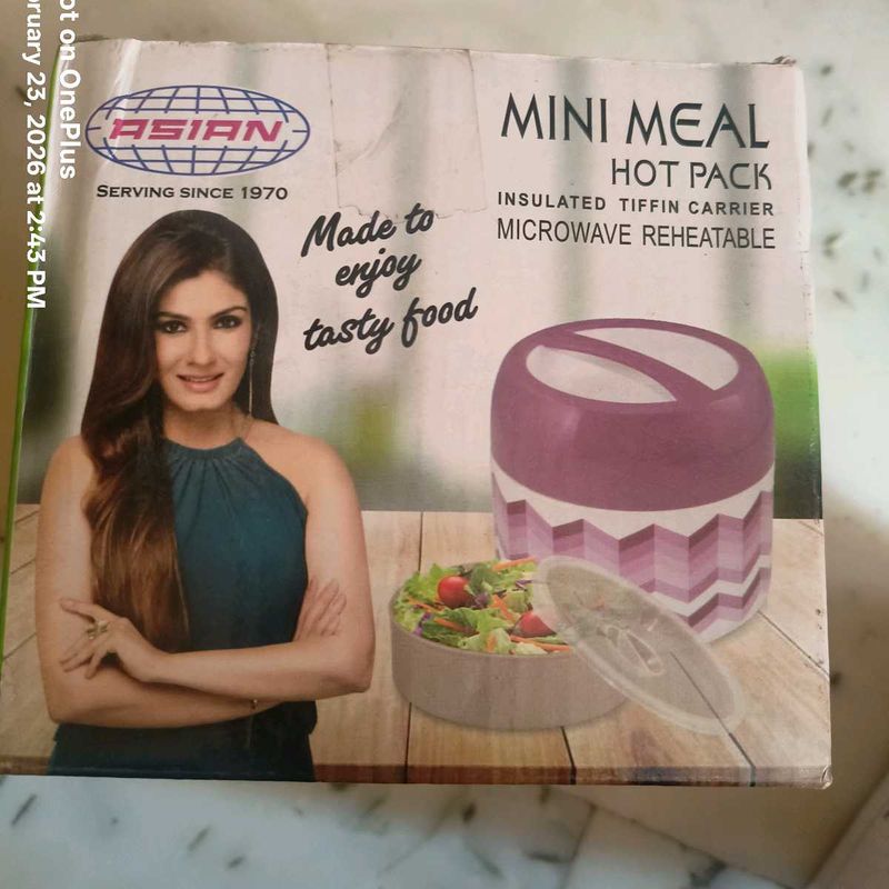 Asian Mini Meal Hot Pack Insulated Tiffin Carrier