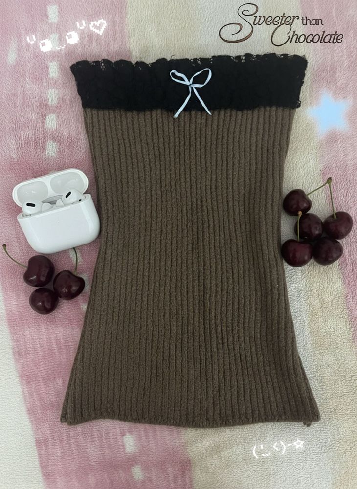 Bambi brown knit top🍫🦌