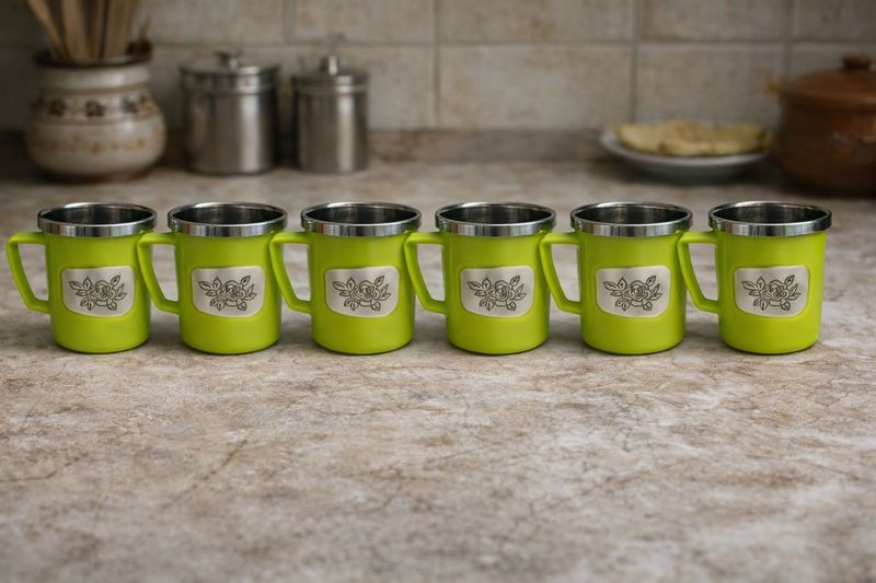 Set of Six coffee Tea Mugs All colour available