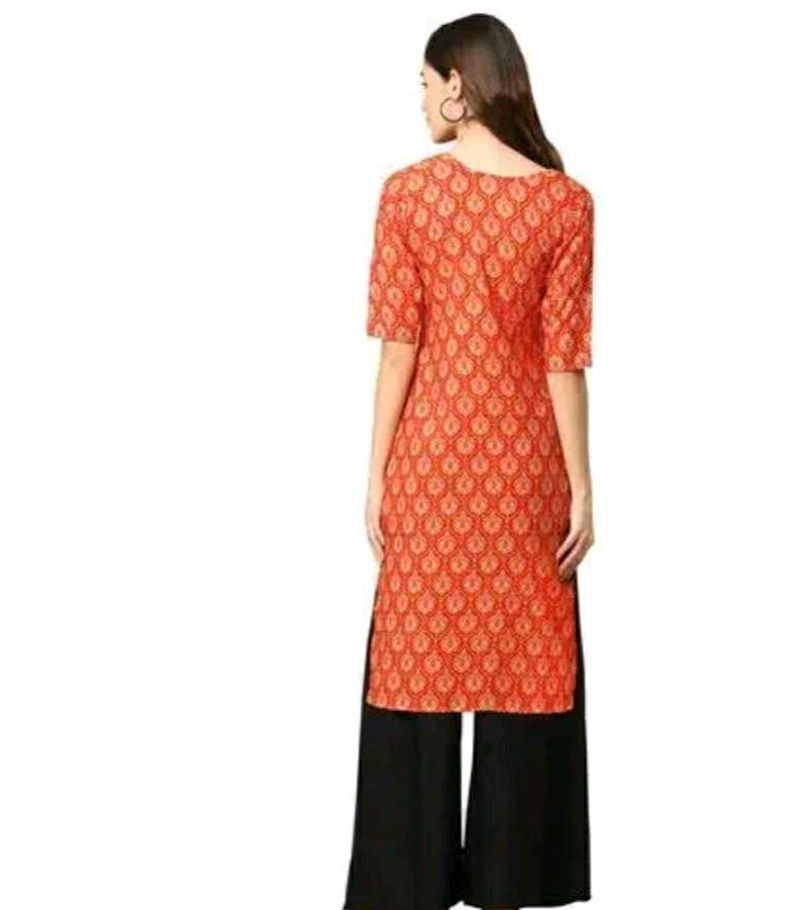 Polyester/Crepe Fabric Stylish Women's Kurti