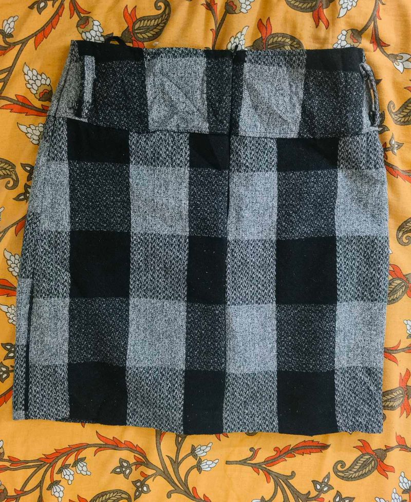 Checkered Mini Skirt