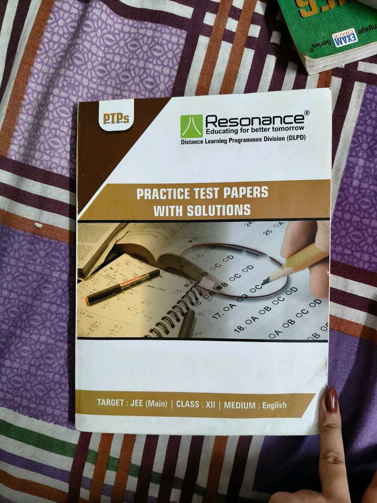 Resonance Practice Test Papers with Solutions JEE