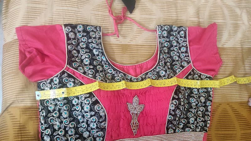 35%off Coral Colour Anarkali Dress