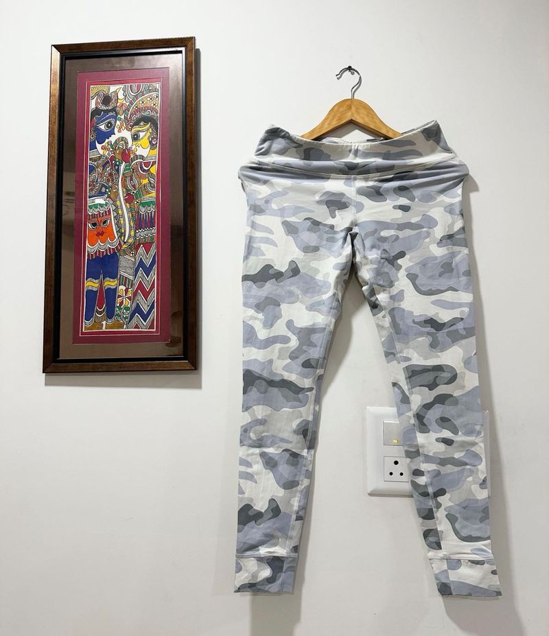 REEBOK Grey Camouflage Leggings
