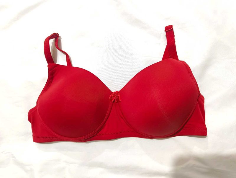 Vibrant Red Everyday Bra
