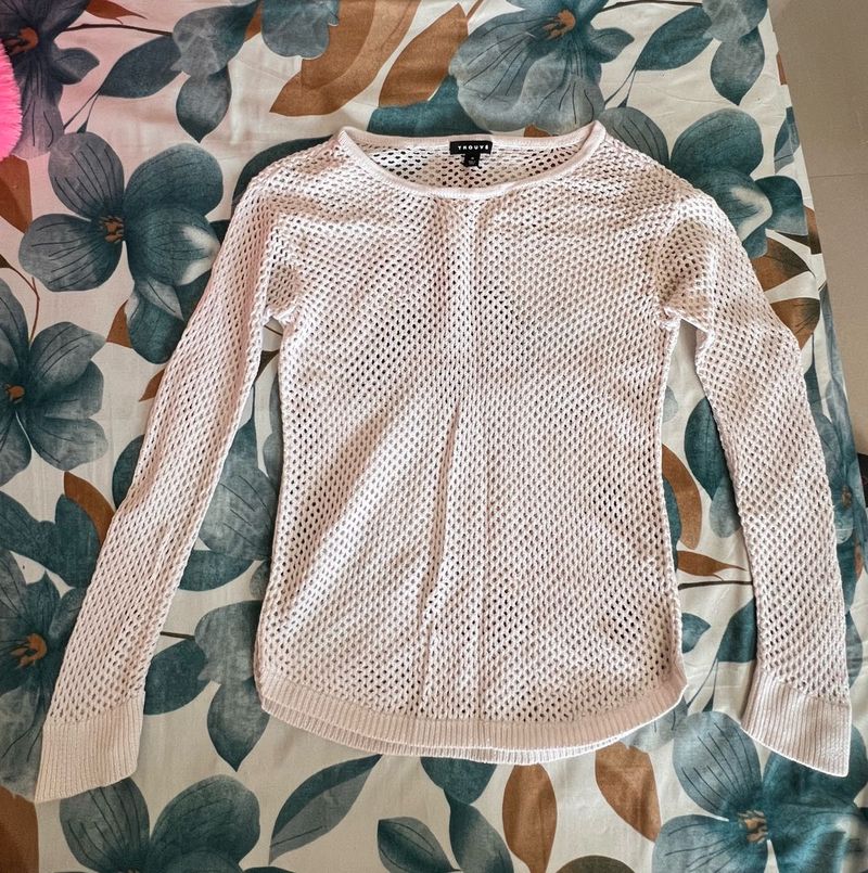 TOPSHOP Knitted Sweater - Light Pink
