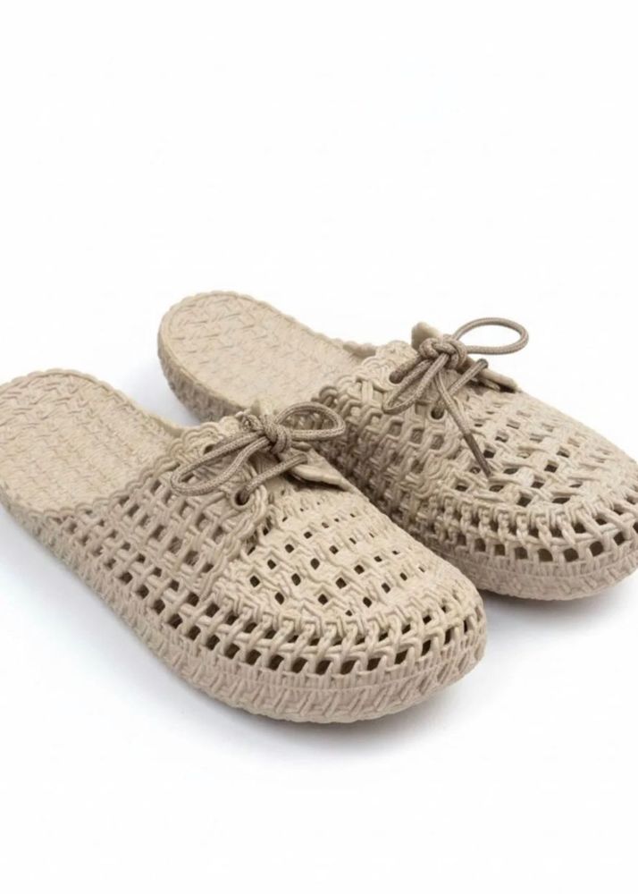 Woven Slip-On Sandals