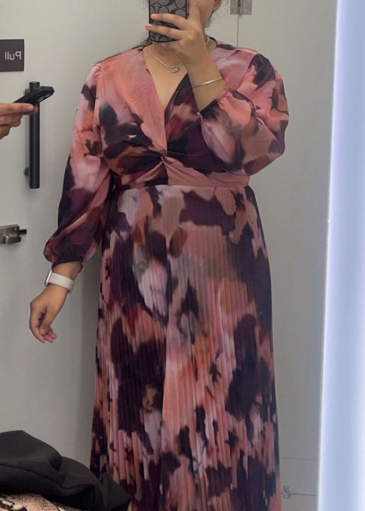 colour blocked dress