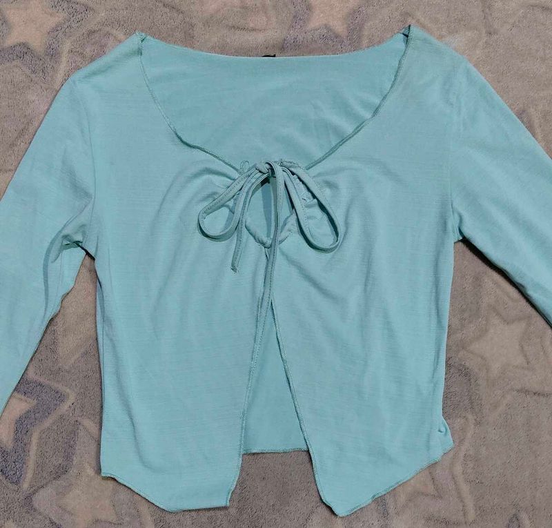 Full Sleeves Flare Top 🩵