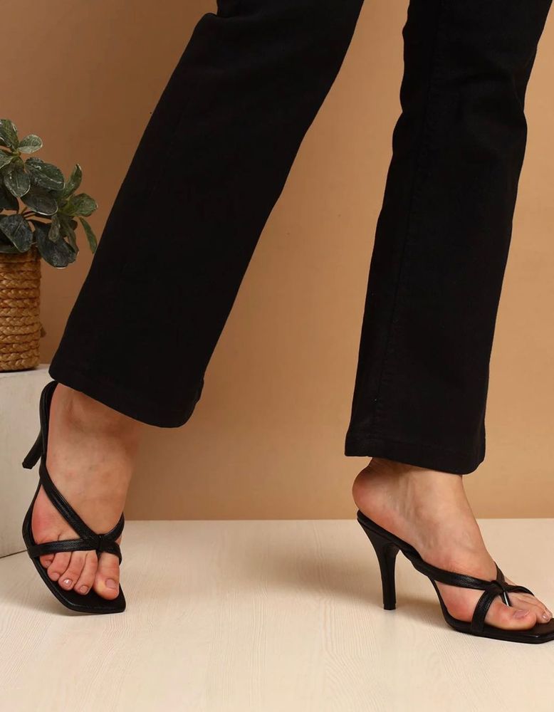 black classy pencil Heels