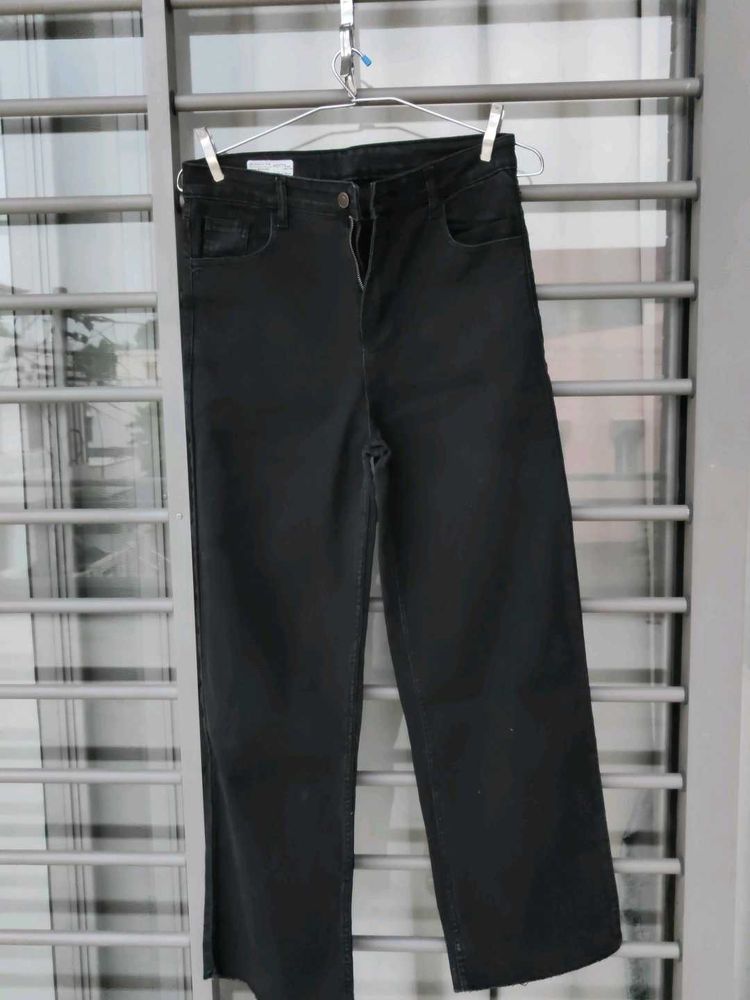 Black Wide Leg Jeans