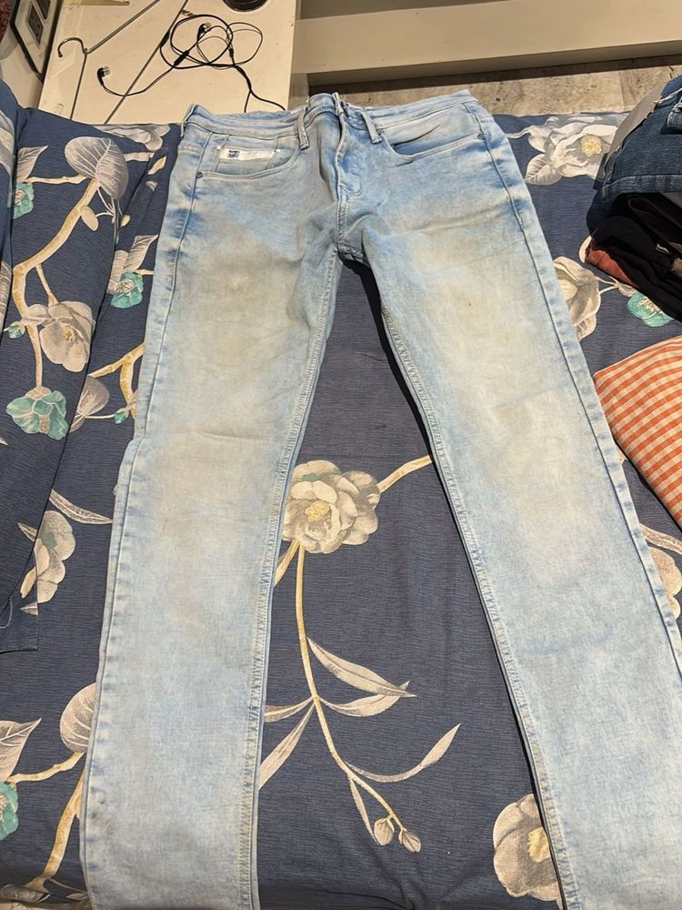 sky blue Denim Jeans