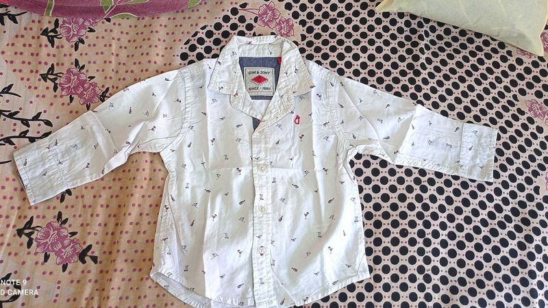 Sale🎊🎉kids branded white shirt