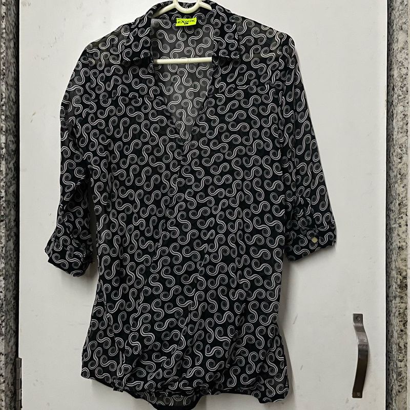 Stylish Printed Women's Tunic Top