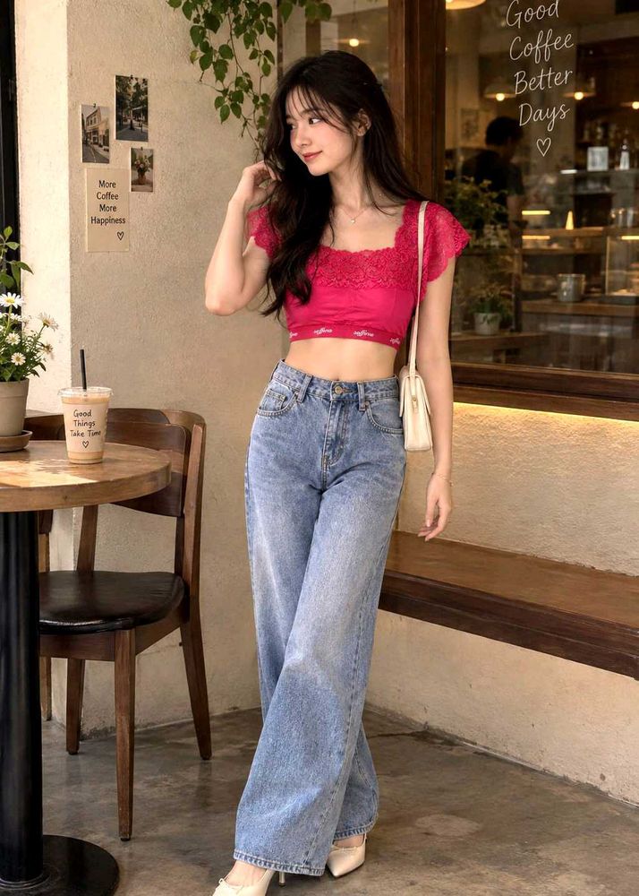 Hot Pink Stylish Bralette Style Top💗
