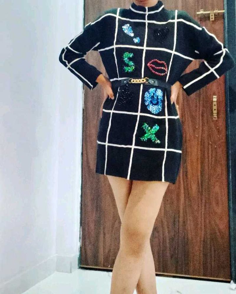 Warm Stunning Glamorous Short length Dress