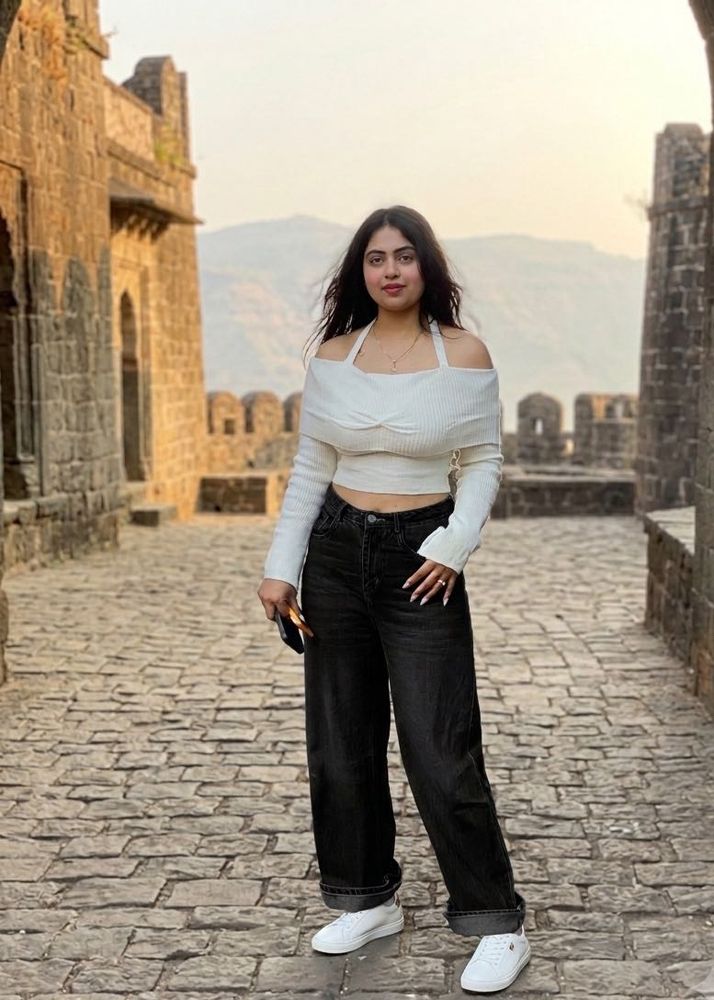Stylish White Off-Shoulder Top