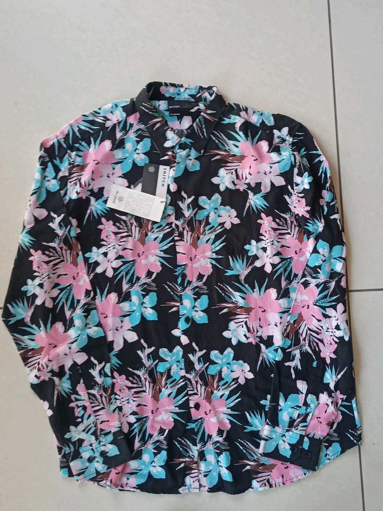 SNITCH BRAND FLORAL PRINT SHIRT