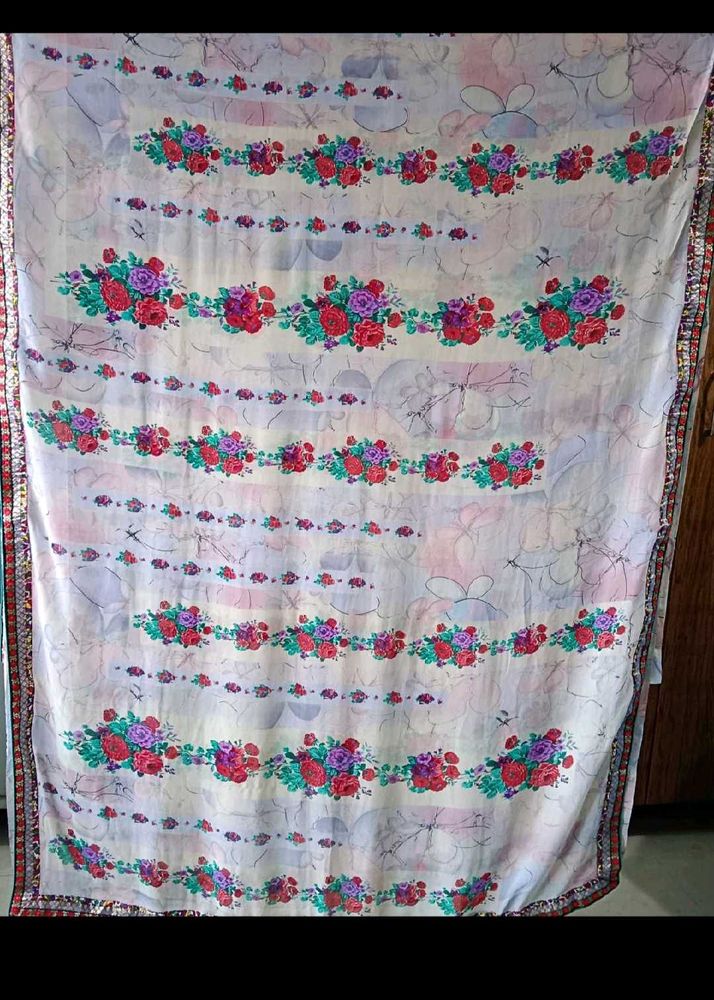 Floral Print Saree