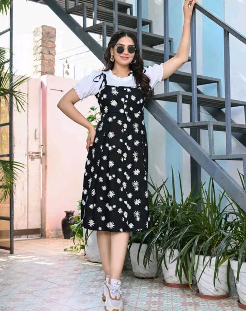Cute Daisy Print Sundress