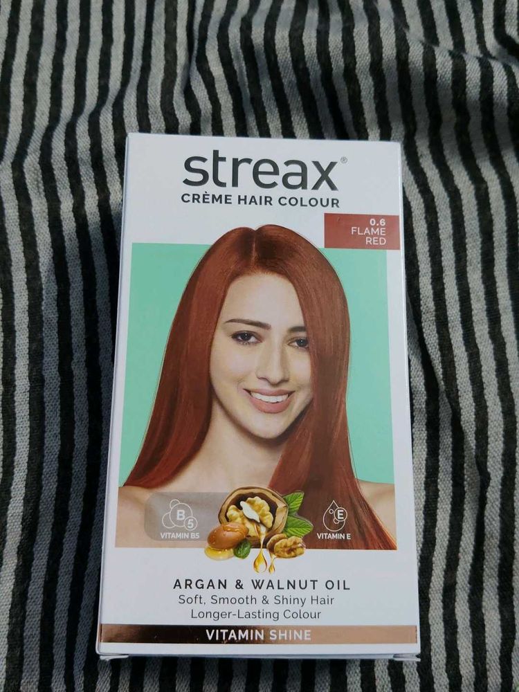 Streax Creme Hair Colour - Flame Red