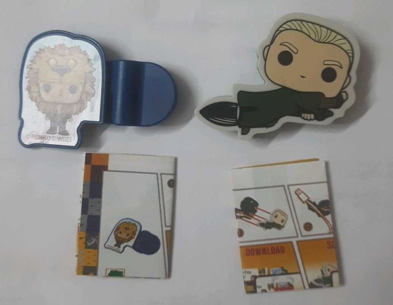 Harry Potter Quidditch Kinder Joy Draco and Luna T