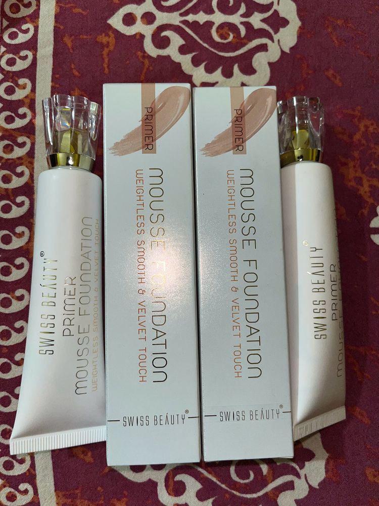 Swiss Beauty Mousse Foundation Shade-01 Both Shade