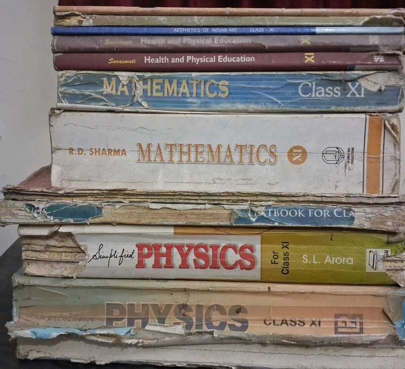 Class XI Textbooks - PCM, PEd, Arts, English