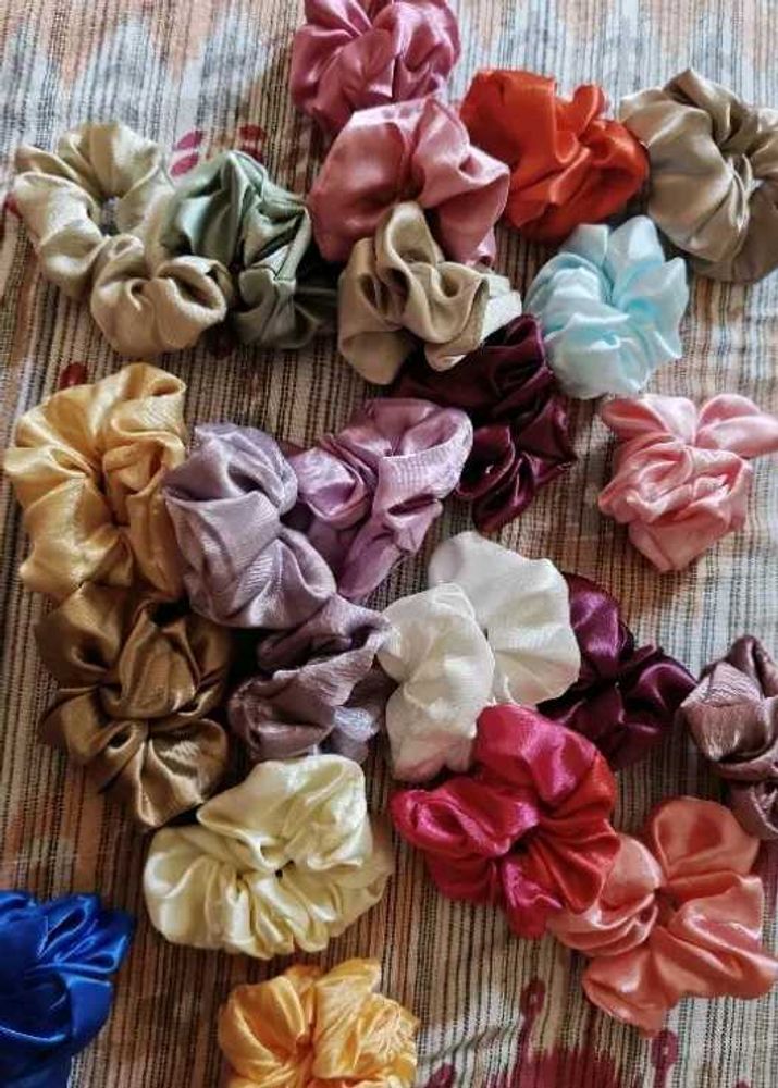 20 Colorful Scrunchie Set
