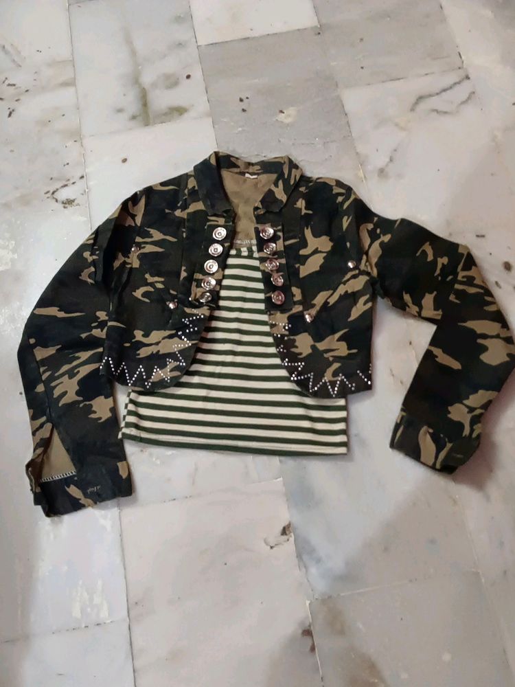 Top With Cotn Jacket