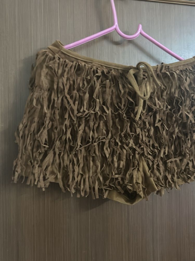 Funky Party Wear Shorts With Side Zip