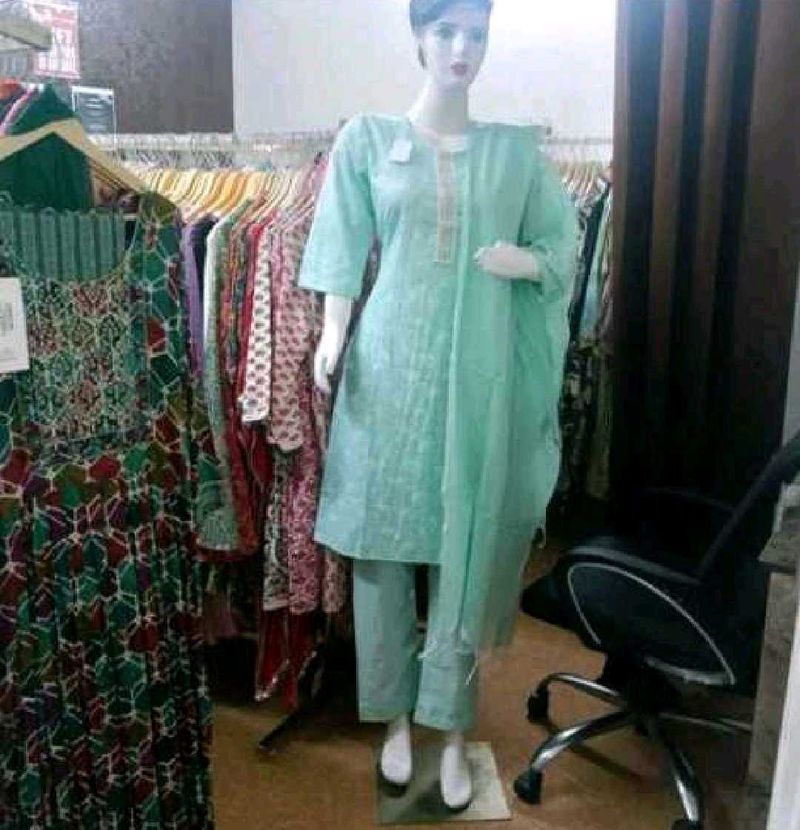 Elegant Sea Green Kurta Set with Dupatta