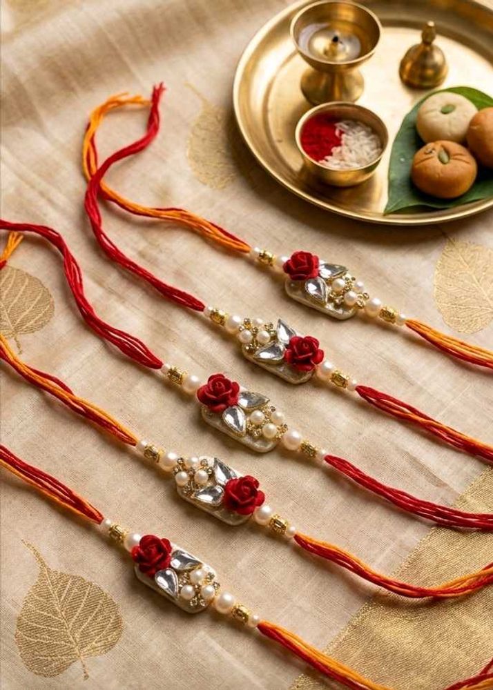 Set of 5 Designer Rakhi