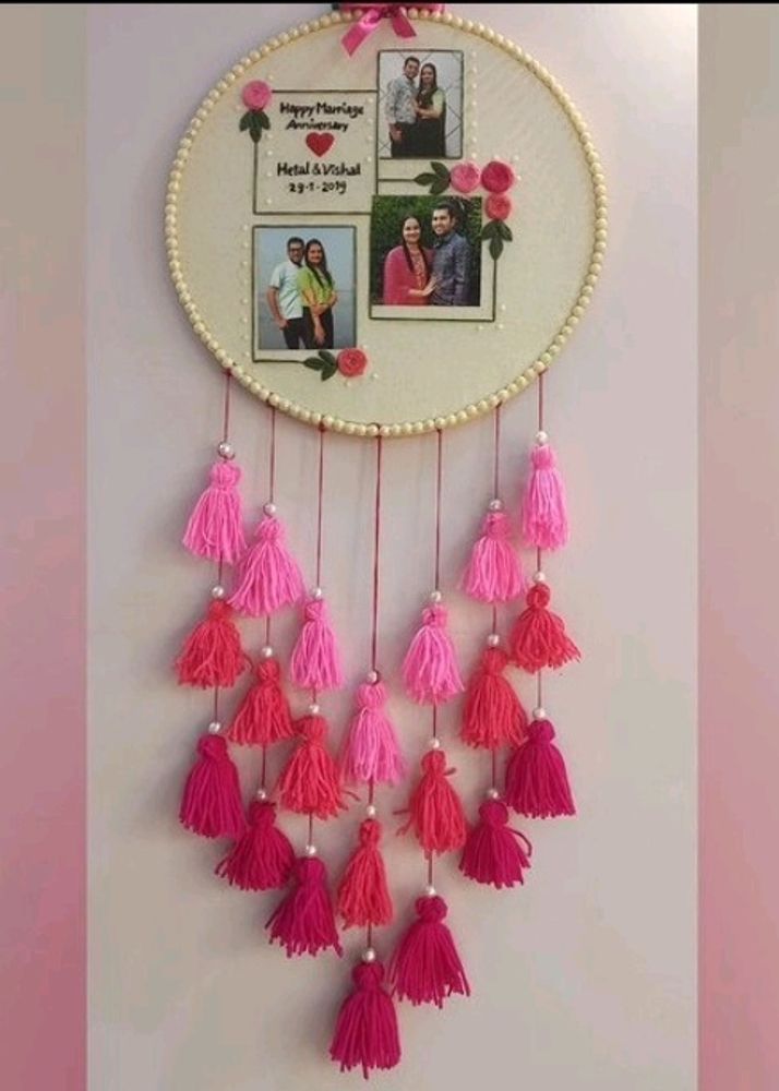 Hand Embroidered Photo Hoop