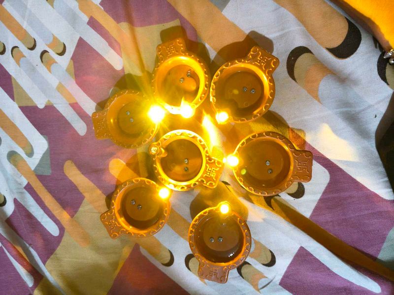 New 7 water Diya Lamps