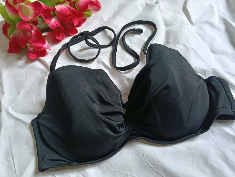 Classic Black Bikini Top 34D