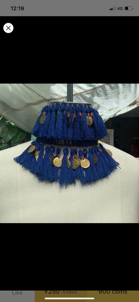 one of a kind handmade choker.