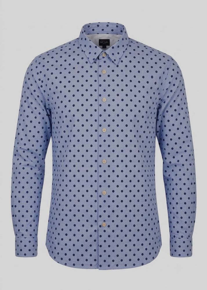 Paul Smith Men's Polka Dot Button-Up Shirt