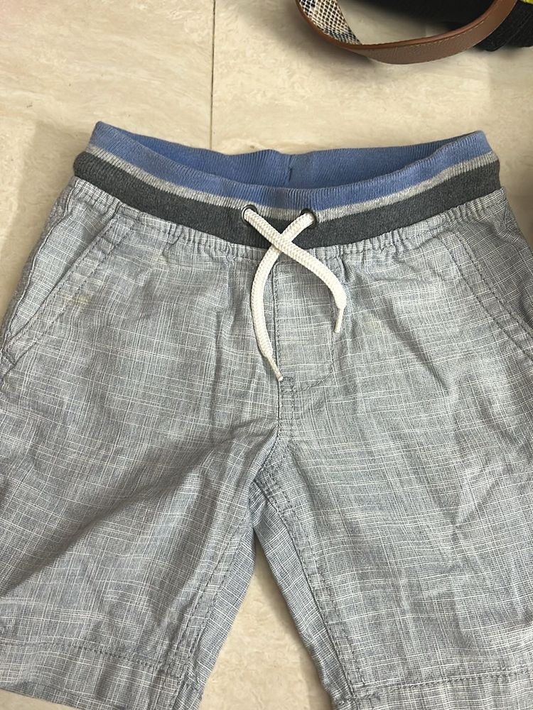 USA 100% cotton Plaid Drawstring Shorts