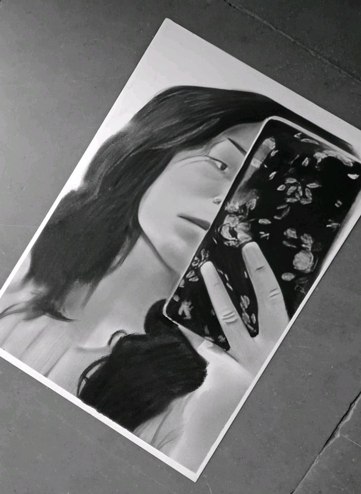Art Girl Draw Handmade Work